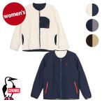 チャムス CHUMS エルモ フリース リバーシブル CH14-1421 W Elmo Fleece Reversible Blouson レディース アウター ノーカラー ボアジャケット 正規取扱店