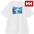 ヘリーハンセン HELLY HANSEN ショートスリーブ HHランドスケープ Tシャツ HH62507-CW SS25 S S HH Landscape Tee メンズ UVカット クリアホワイト 正規取扱店