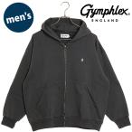 ジムフレックス Gymphlex ジップフーディー #GY-C0439 CFC ZIP HOODIE メンズ スポーツファッション スウェットパーカー CHARCOAL(OFF WHITE) 正規取扱店