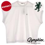 ジムフレックス Gymphlex クルーネック スリーブレス PO #GY-C0361 FLK SS25 CREW NECK SLEEVELESS P.O. レディース WHITE(GREEN) 正規取扱店