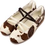 返品送料無料 プーマ PUMA スピードキャット バレエ カウ ウィメンズ 407787-01 HO25 SPEEDCAT BALLET COW WNS Chocolate-Brown Warm-White 正規取扱店