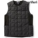ナリフリ narifuri TAION サイドポケットインナーダウンベスト NFTA-09 FW25 メンズ トップス タイオン コラボ CHARCOAL 正規取扱店