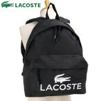 ショッピングデイパック ラコステ LACOSTE リュックサック バックパック NU5182ZT-000 SS26 BACKPACK デイパック タウン 通勤通学 ビッグロゴ 黒 ブラック 正規取扱店