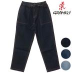  Gramicci GRAMICCI мужской стрейч Denim Roo z конический гребень брюки GUP6-SJP009 SS26 STRETCH DENIM LOOSE TAPERED RIDGE PANT стандартный обращение магазин 