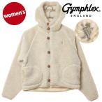 ショッピングジムフレックス ジムフレックス Gymphlex ボアフーデッド ショートジャケット #GY-A0725 BOA FW25 BOA HOODED SHORT JACKET レディース OYSTER-WHITE(GREY) 正規取扱店