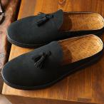�ޥͥ� MANEBU ��� �ץ�� ����å� �������� PRAN SLIPPER SUEDE �����å�������� �� BLACK �֥�å���  MNB-024S SS19