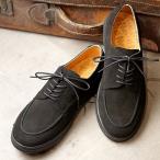 マネブ MANEBU スエードレザーシューズ SYAVO SUEDE MNB-035S SS20 メンズ Uチップ 靴 BLACK ブラック系