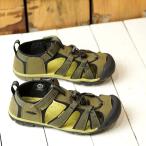 キーン KEEN キッズ サンダル シーキャンプ2 シーエヌエックス KIDS SEACAMP II CNX Y 1020696 SS19 ユース スポーツサンダル 靴 DARK OLIVE BLACK カーキ系