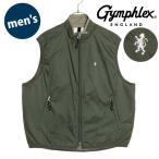 ショッピングジムフレックス ジムフレックス Gymphlex ジップベスト GY-A0558-WPR FW24 ZIP VEST メンズ ライトアウター インナーベスト アウトドア LT.OLIVE 正規取扱店