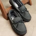 ショッピングミネトンカ ミネトンカ MINNETONKA フラットシューズ ケイデンス 40604 FW24 CADENCE レディース 靴 ファーモカシン 日本限定 Charcoal 正規取扱店