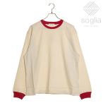 ソリア Soglia オープンエンド ロングスリーブTシャツ FW24 Open End Long Sleeve T メンズ・レディース トップス 長袖 日本製 生成り 正規取扱店