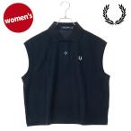フレッドペリー FRED PERRY ポロシャツ スリーブレス ピケシャツ G9185-608 SS25Q2 SLEEVELESS PIQUE SHIRT トップス ノースリーブ 鹿の子 NAVY 正規取扱店