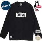 チャムス CHUMS チャムスロゴブラッシュドロングスリーブTシャツ CH01-2666 FW25 M CHUMS Logo Brushed L S T-Shirt カットソー 長袖 USAコットン  正規取扱店