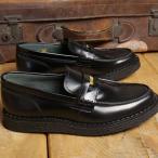 ショッピングフレッドペリー フレッドペリー FRED PERRY ジョージコックス ペニーローファー レザー SB1345-102 FW25Q4 GC×FP PENNY LOAFER GEORGE COX コラボ BLACK 正規取扱店