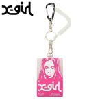  X-girl X-girl женский лицо постер Raver чехол для пропуска 105261054017 SS26 FACE POSTER RUBBER PASS CASE PINK стандартный обращение магазин 