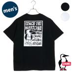 チャムス CHUMS メンズ ウッドブロックプリントTシャツ CH01-2369 SS24 Wood Block Print T-Shirt トップス 半袖 クルーネック コットンTee