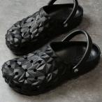 クロックス crocs メンズ クラシック ジオメトリック クロッグ 209563-001 SS24 Classic Geometric Clog EVAサンダル Black 正規取扱店
