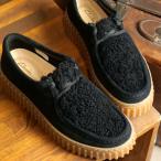 クラークス Clarks トールヒル ビー 26179110 FW24 W Torhill Bee レディース 靴 女性用 スエード モカシンシューズ 厚底 Black-Interest 正規取扱店