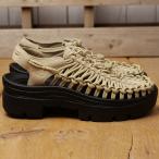 ショッピング厚底 サンダル キーン KEEN 厚底サンダル ユニーク ピーエルティー 1030534 SS25 W UNEEK PLT レディース 靴 プラトフォーム スニーカー SAFARI BLACK ベージュ 正規取扱店