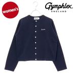 ジムフレックス Gymphlex ショート クルーネック カーディガン #GY-C0367 SCT SS25 SHORT CREW NECK CARDIGAN レディース NAVY(OFF WHITE) 正規取扱店