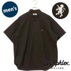 ジムフレックス Gymphlex ボタンダウンシャツ ショートスリーブ #GY-B0248 BIT SS25 B.D. SHIRT S S メンズ トップス 半袖 C.GREY(OFF WHITE) 正規取扱店
