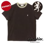 ジムフレックス Gymphlex クルーネック ニットライン Tシャツ #GY-C0448 CCB SS25 CREW NECK KNIT-LINE T-SHIRT レディース BROWN ECRU(WHITE) 正規取扱店