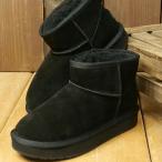 日本限定エミュ オーストラリア EMU Australia ムートンブーツ プラットフォーム マイクロ ウール 2.0 W13252 FW25 PLATFORM MICRO WOOL 2.0 Black 正規取扱店