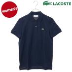 Lacoste LACOSTE женский хлопок 100%pike рубашка-поло ( короткий рукав ) PF7839J-99-166 SS26 сделано в Японии tops короткий рукав хлопок 100% стандартный Polo темно-синий стандартный обращение магазин 