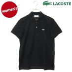  Lacoste LACOSTE женский хлопок 100%pike рубашка-поло ( короткий рукав ) PF7839J-99-031 SS26 сделано в Японии tops короткий рукав хлопок 100% стандартный Polo черный стандартный обращение магазин 