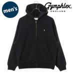 ジムフレックス Gymphlex ジップフーディー #GY-C0537 AUR SS26 ZIP HOODIE トップス スウェットパーカー 無地 DK.CHARCOAL(OFF-WHITE) 正規取扱店
