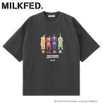コラボ ミルクフェド MILKFED. テレタビーズ ショートスリーブTシャツ 103253011009 FW25 MILKFED. × TELETUBBIES SS TEE BBC CHARCOAL 正規取扱店