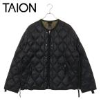ショッピングタイ タイオン TAION ミリタリー M65ライナーダブルジップショートダウンジャケット TAION-M65LSZBML-1SHORT FW25 ソフトシェル BLACK 正規取扱店