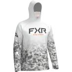 FXR PRO FISH JAPAN PRO AIR UPF PULLOVER HOODIE WH/OR