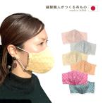 ガーゼマスク 水玉 大�