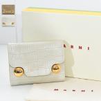 ショッピングマルニ マルニ 財布 レディース 三つ折り財布 レザー製 Trunkaroo クロコ型押し PFMO0109U1 P8035 MARNI