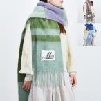 ショッピングMARNI MARNI マルニ マフラー SCMC0122Y0 UAW037 レディース ロゴ ボーダー フリンジ 大判 ウール モヘヤ アルパカ ストール カラー3色