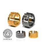 ヴェルサーチ 指輪 リング メンズ ブランド 人気 ゴールド シルバー VERSACE 太め ごつめ DG58101 DB58102