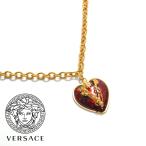 VERSACE ハートVロゴ VIRTUS ネックレス　ヴェルサーチ