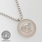 【訳あり】VERSACE メダリオンメデューサネックレス メタル シルバー 【新品/直営店買い付け】 ヴェルサーチ ヴェルサーチェ メンズ レディース DG14703