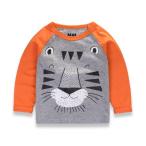 子供服長袖Tシャツ薄手カジュアルア...