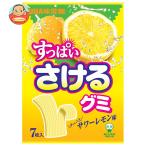 UHA味覚糖 すっぱいさけるグミ サワーレモン味 7枚×10袋入｜ 送料別