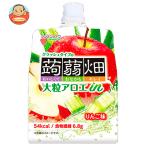 マンナンライフ 大粒アロエin クラッシュタイプの蒟蒻畑 りんご味 150gパウチ×30本入