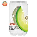 リードオフジャパン オーケイエフ クリアスパークリング メロン 350mlペットボトル×24本入｜ 送料別