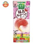 カゴメ 野菜生活100 福島あかつき桃ミックス 195ml紙パック×24本入｜ 送料別