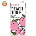 カゴメ ピーチジュース(ホテルレストラン用) 1L紙パック×6本入| 送料別