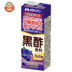 メロディアン 黒酢飲料 ブルーベリー【機能性表示食品】 200ml紙パック×24本入