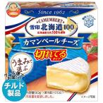 送料無料 雪印メグミルク 雪印北海道100 カマンベールチーズ 切れてるタイプ 90g(6個入り)×10箱入 チルド 冷蔵品
