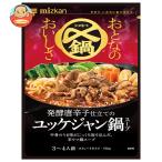 ミツカン 〆鍋 おとなのおいしさ 発酵唐辛子仕立てのユッケジャン 鍋スープ 750g×12袋入｜ 送料別