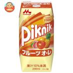 森永乳業 ピクニック フルーツオレ(プリズマ容器) 200ml紙パック×24本入｜ 送料別