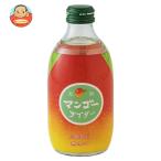 友桝飲料 完熟マンゴーサイダー 300ml瓶×24本入| 送料別